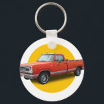 Dodge D100 Key Ring<br><div class="desc">A stylish keychain featuring a vintage classic car design. A perfect accessory for car lovers and collectors. Great for everyday use or as a small and thoughtful gift for classic car enthusiasts.</div>
