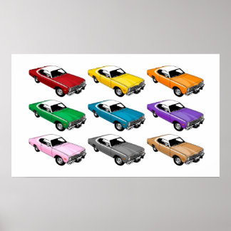 Dodge Dart Colours Poster
