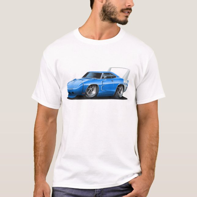 Dodge Daytona Blue Car T-Shirt (Front)