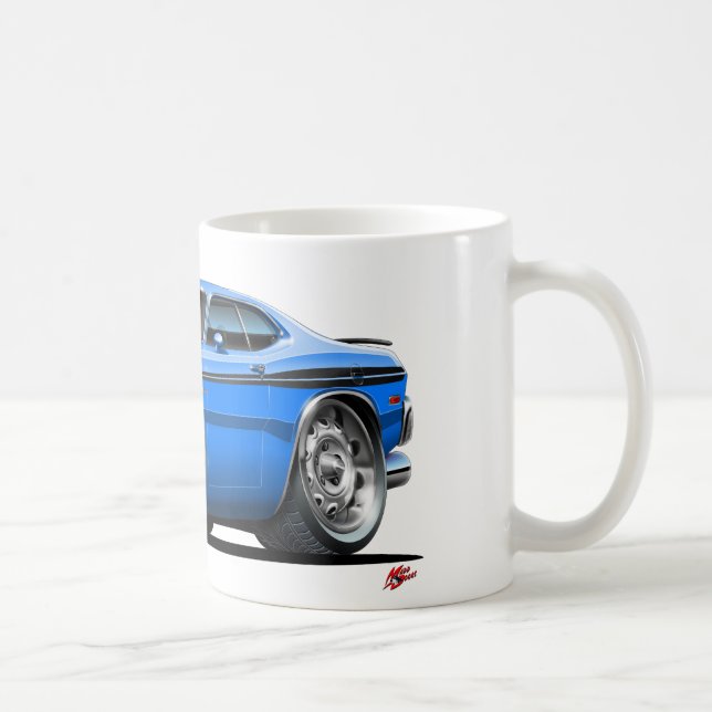 Dodge Demon Blue Car Coffee Mug (Right)