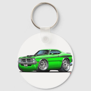 Dodge Demon Green Car Key Ring