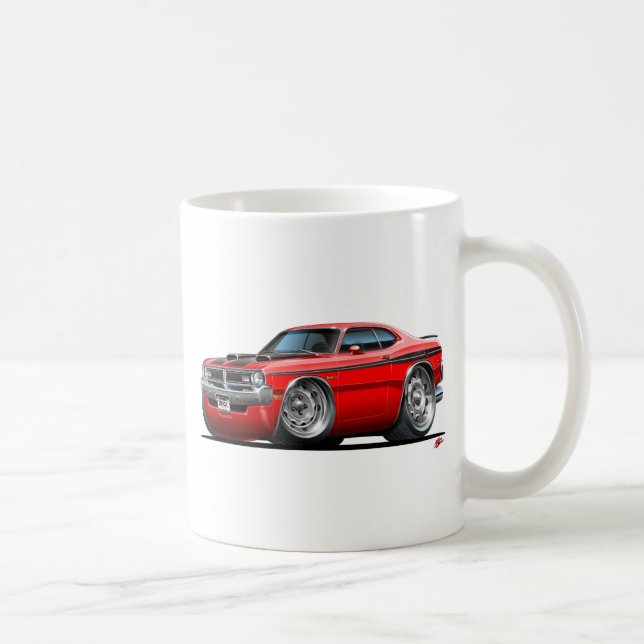 Dodge Demon Red Car Coffee Mug (Right)