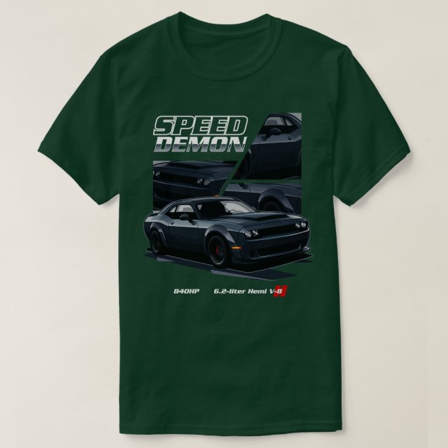 Dodge Demon SPEED DEMON T-Shirt (Design Front)