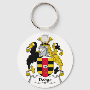 Dodge Family Crest Key Ring
