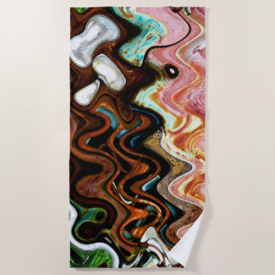 Dodge Frontend Abstract, 2015 SVP Images Beach Towel