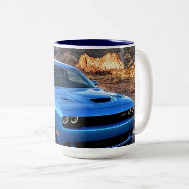 Dodge Hellcat Challenger Coffee Mug (Front Right)