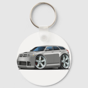Dodge Magnum Silver Car Key Ring