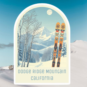 Dodge Ridge Mountain California ski souvenir 