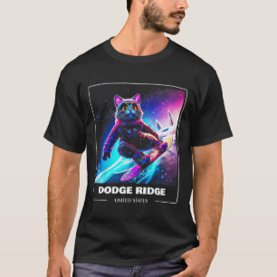 Dodge Ridge United States Ski Skiing Skier  T-Shirt