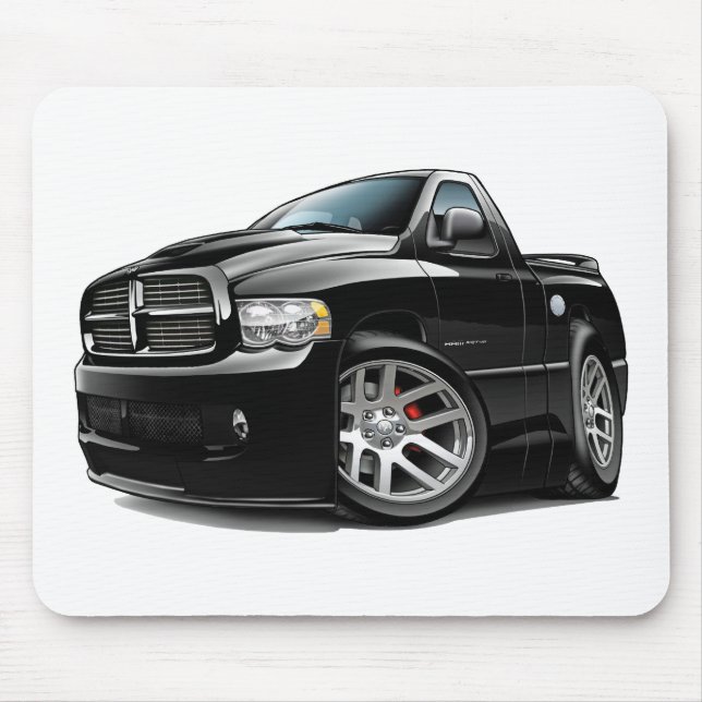 Dodge SRT10 Ram Black Mouse Pad (Front)