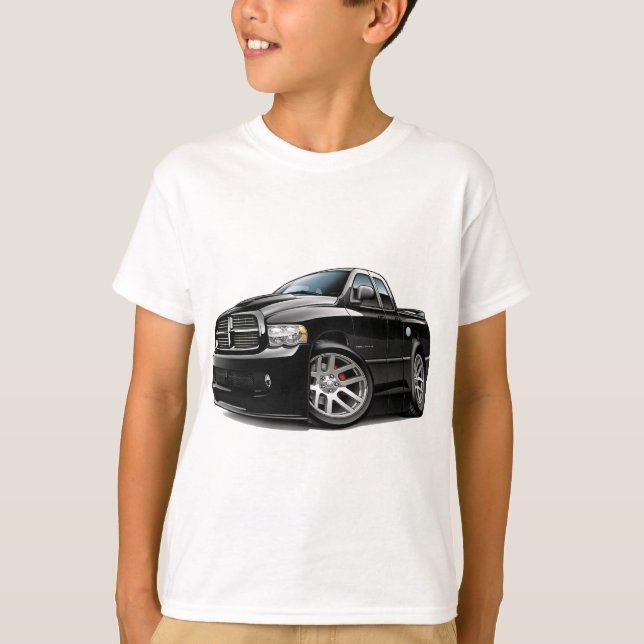 Dodge SRT10 Ram Dualcab Black T-Shirt (Front)