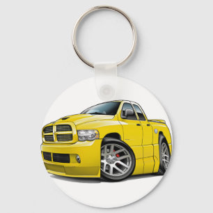 Dodge SRT10 Ram Dualcab Yellow Key Ring
