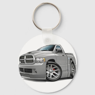 Dodge SRT10 Ram Grey Key Ring