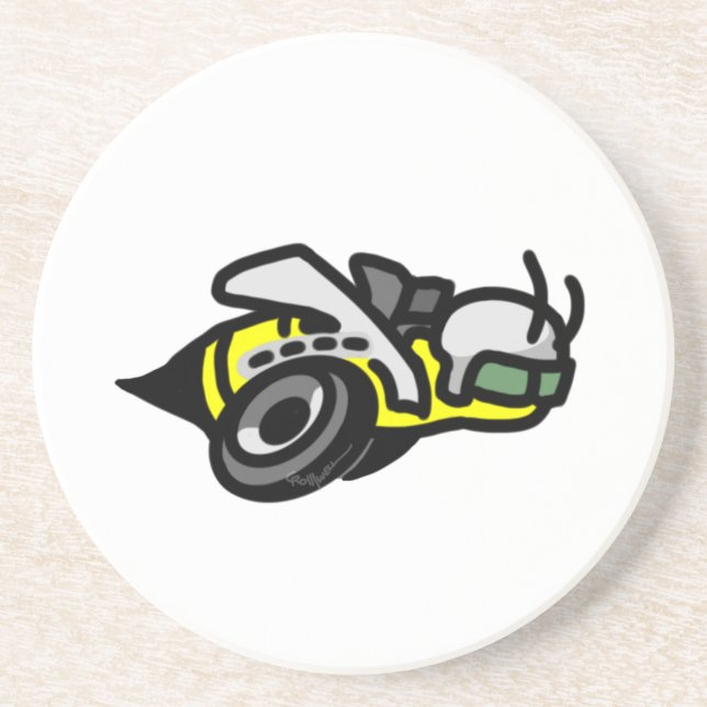 Dodge Super Bee Logo Coaster (Front)