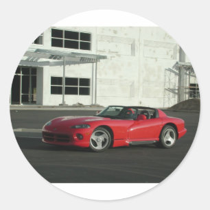Dodge Viper RT/10 Classic Round Sticker