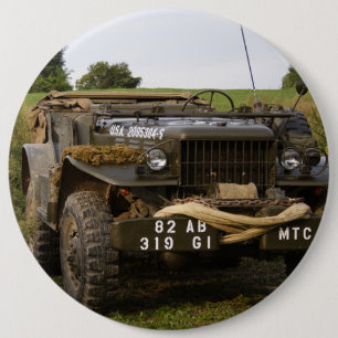 Dodge WC 57 6 Cm Round Badge
