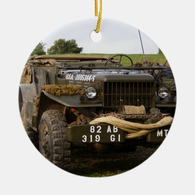 Dodge WC 57 Ceramic Ornament (Front)