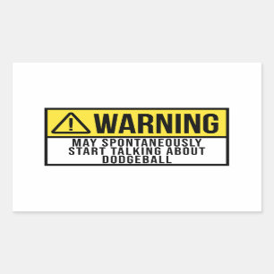 Dodgeball Gift - Dodgeball Lover Rectangular Sticker