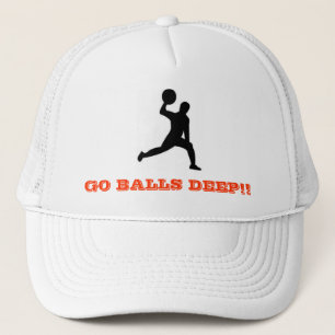 dodgeball, GO BALLS DEEP!! Trucker Hat