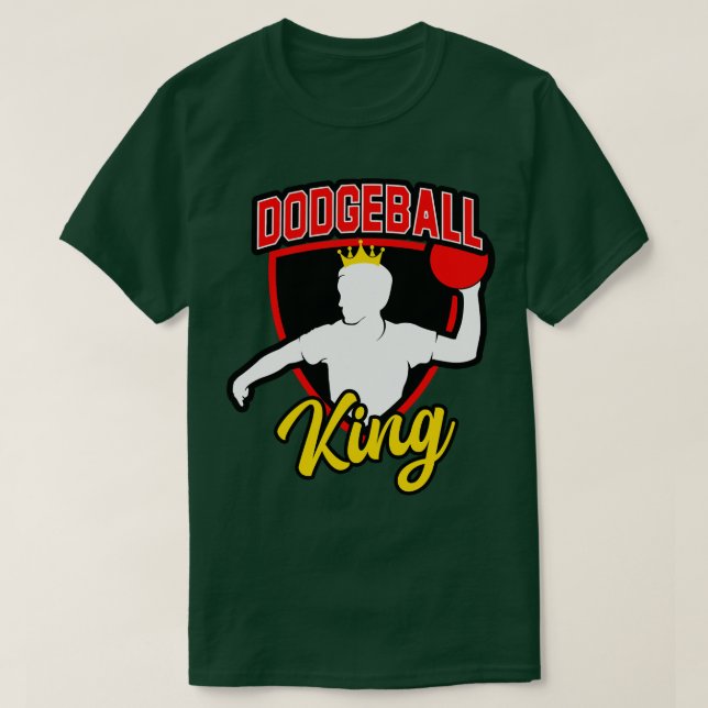 Dodgeball King T-Shirt (Design Front)