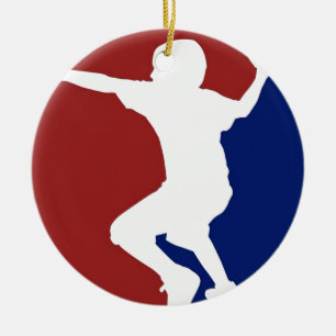Dodgeball League Ceramic Tree Decoration