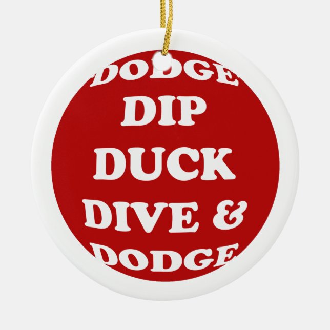 DODGEBALL ornament (Front)