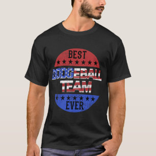 Dodgeball Team Player Independence Day Patriotic U T-Shirt
