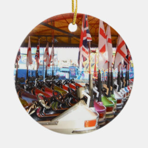 Dodgem Cars Funfair Ride Ornament