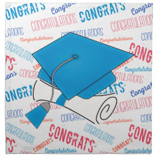 Graduation writing paper napkins