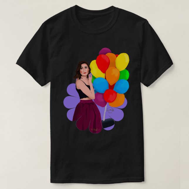 Dodie ClarkDoddleoddle Balloons  T-Shirt (Design Front)