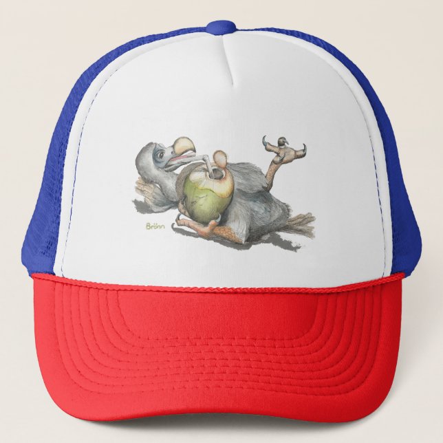 Dodo and his Pina Colada Trucker Hat (Front)