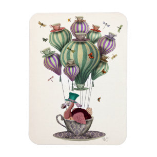 Dodo Balloon with Dragonflies Magnet