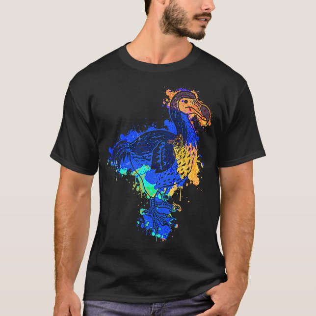 Dodo Bird Extinct Prehistoric Animal Mauritius Col T-Shirt (Front)