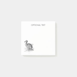 Dodo Bird Illustration Post-it Notes