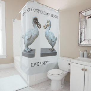 DODO CONFERENCE ROOM...HAVE A SEAT! SHOWER CURTAIN