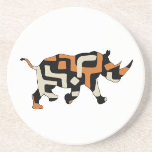 Dodo Duds (Endangered Species) Black Rhino Coaster