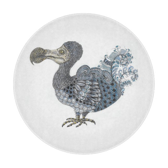 Dodo extinct bird  cutting board (Front)