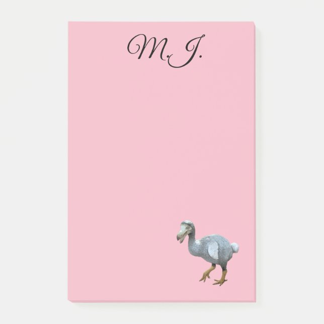 Dodo Personalised Post-it Notes (Front)