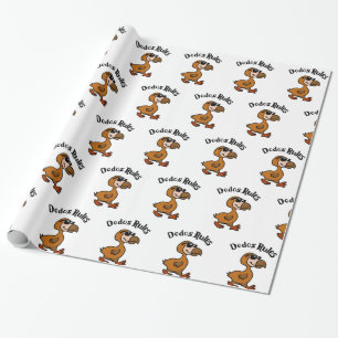 Dodo rules   choose background color wrapping paper