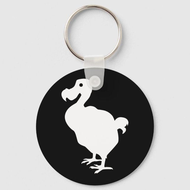 Dodo Silhouette Key Ring (Front)