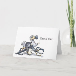 (Dodo, Toucan, and Puffin) Thank you! You Card