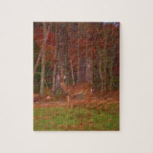 Doe a Deer in Lake Arrowhead Jigsaw Puzzle