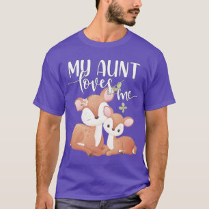 Doe and Fawn My Aunt Loves Me T-Shirt