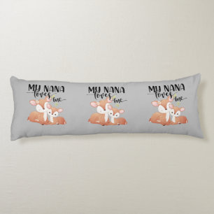 Doe and Fawn My Nana Loves Me Body Cushion