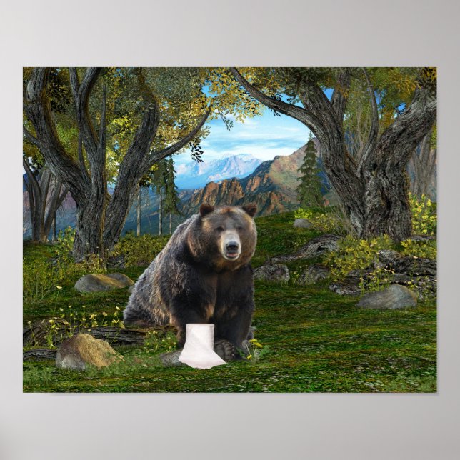 Does a bear...... poster (Front)