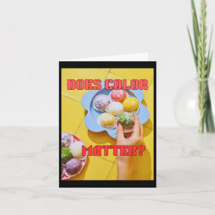 Does Colour Really To You Sticker Card