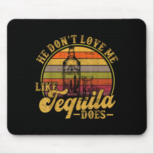 Does He Like Tequila Mexican Drinking Mouse Pad