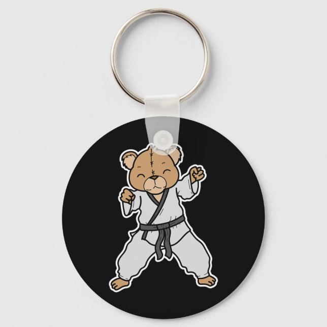 Does Karate  Key Ring (Front)