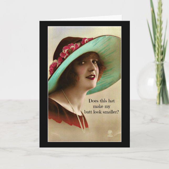 Does My Butt Look Smaller,,,, Thank You Card (Front)