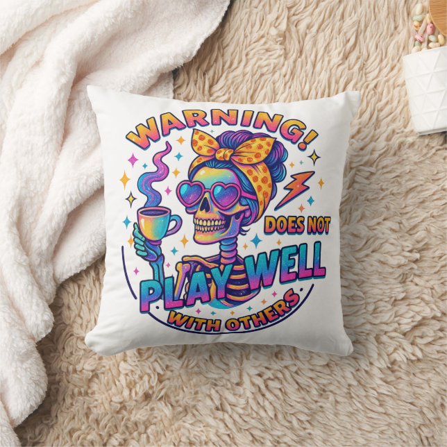 Does Not Play Well....  Cushion (Blanket)